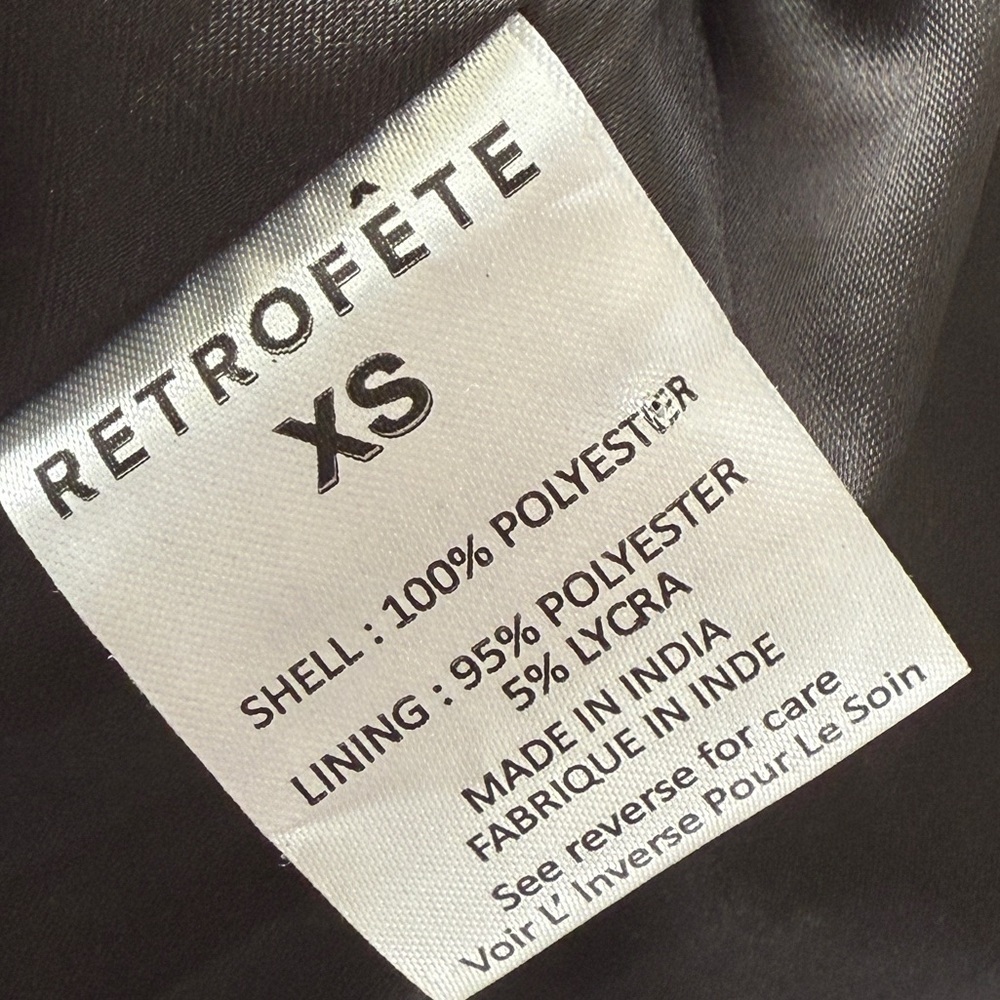 Retrofete Strapless Bodycon Metallic Imani Dress Evening Gown Silver XS - Picture 14 of 16